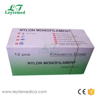 Cheap price LTSS03 Nylon monofilamant suture